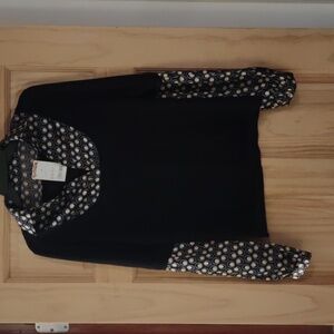 Black and Gold Blouse